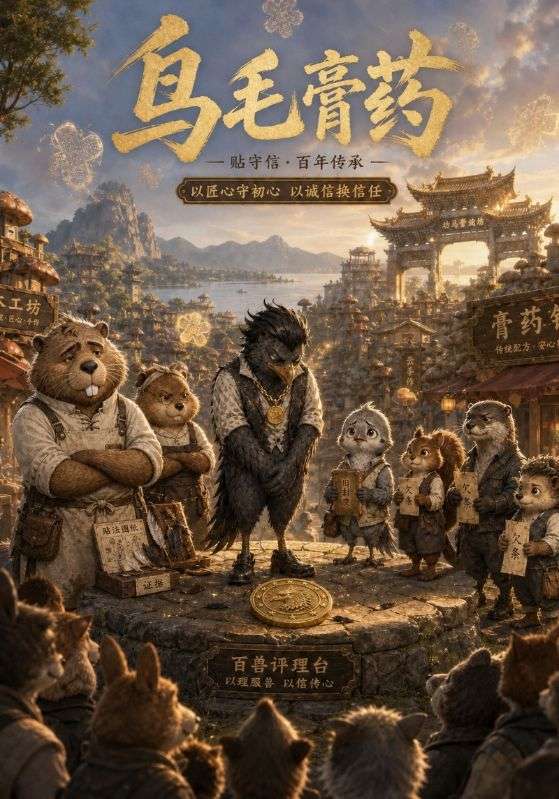 鸟毛膏药
