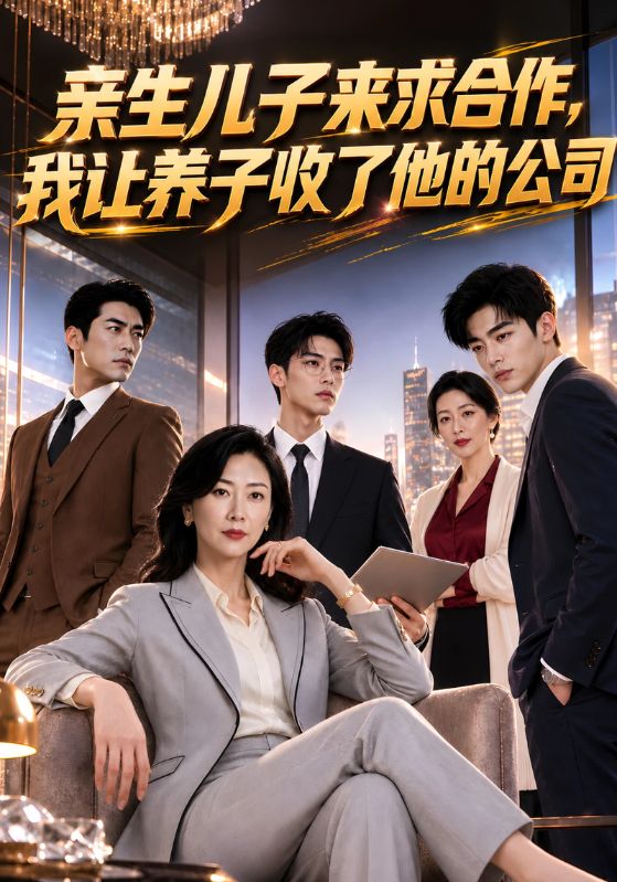 亲生儿子来求合作，我让养子收了他的公司