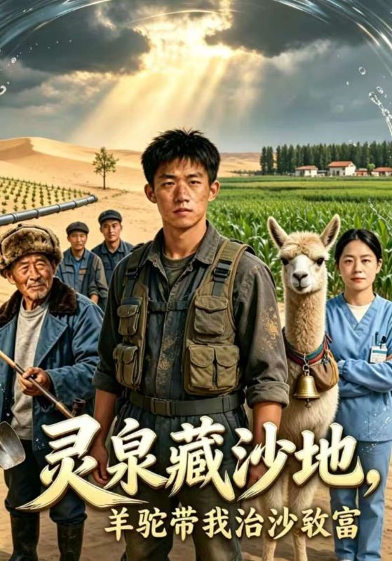 灵泉藏沙地，羊驼带我治沙致富
