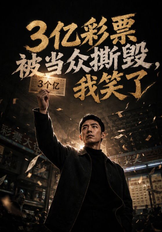 3亿彩票被当众撕毁，我笑了