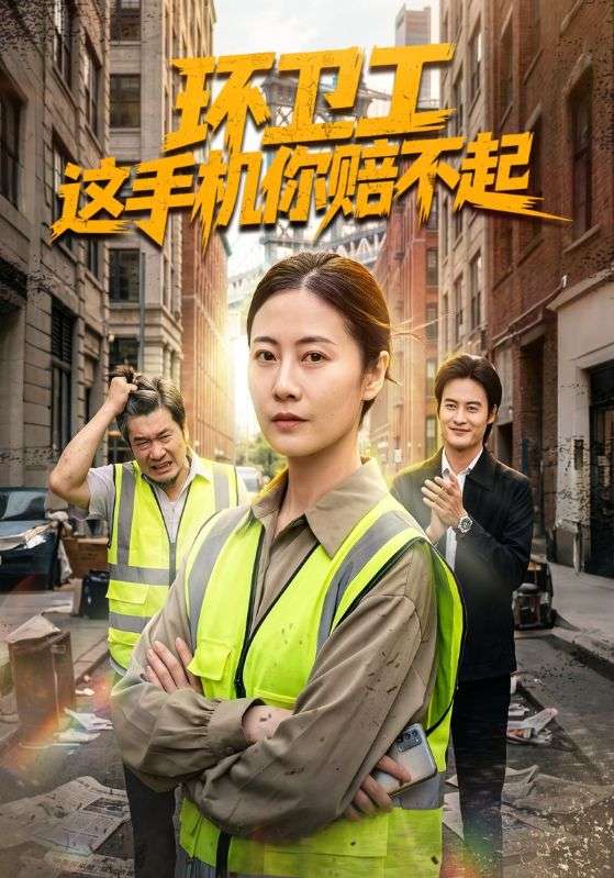 环卫工这手机你赔不起