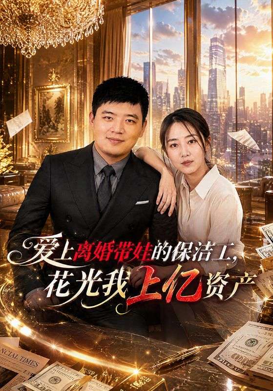 爱上离婚带娃的保洁工，花光我上亿资产