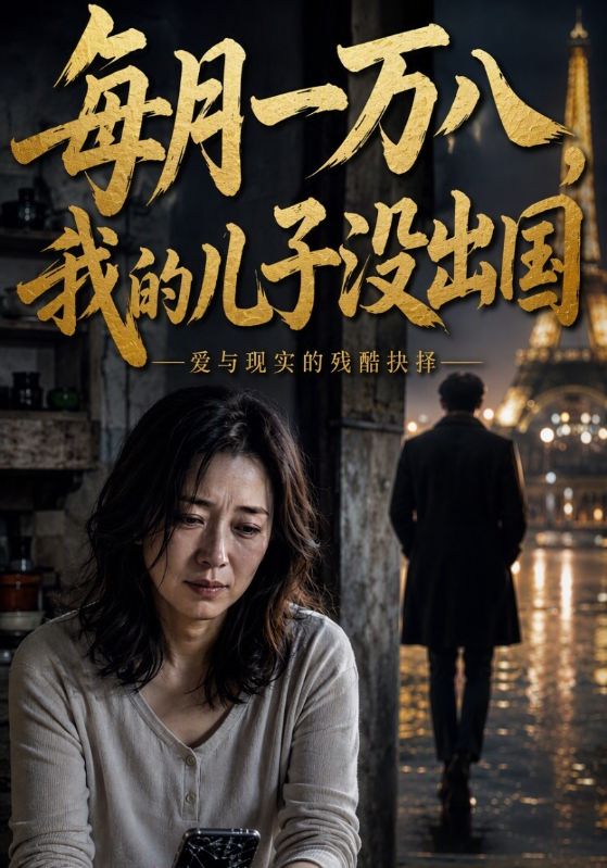 每月一万八，我的儿子没出国