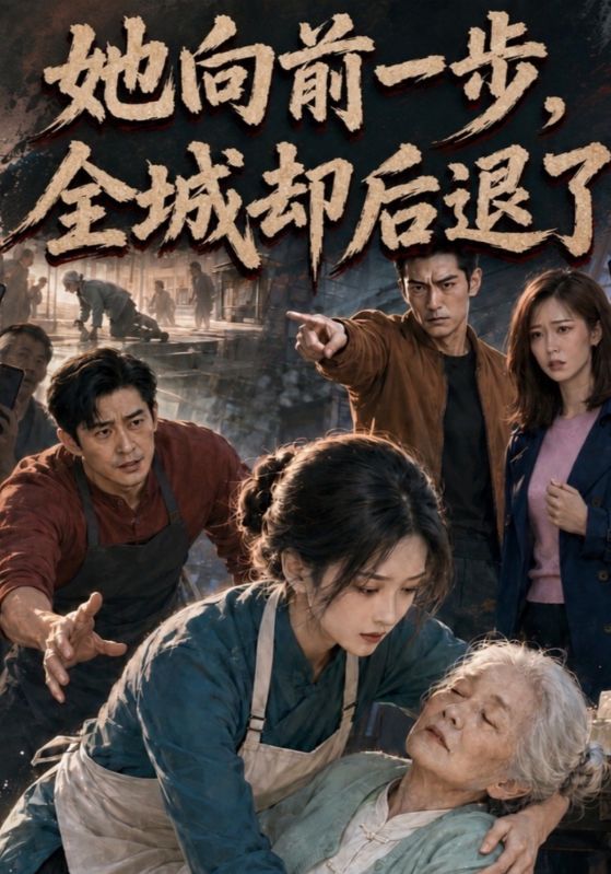 她向前一步,全城却后退了