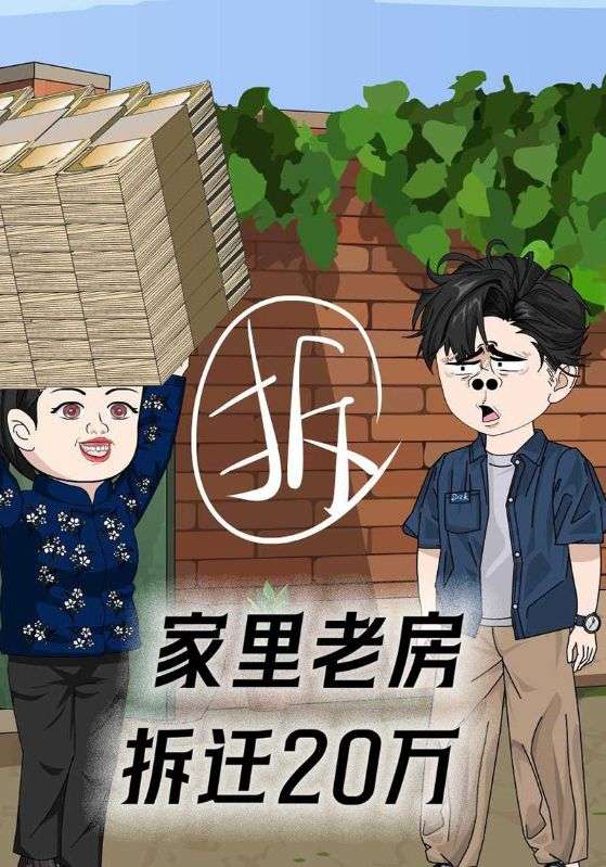 家里老房拆迁20万