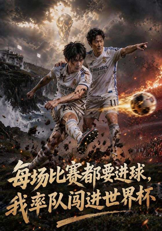 每场比赛都要进球,我率队闯进世界杯