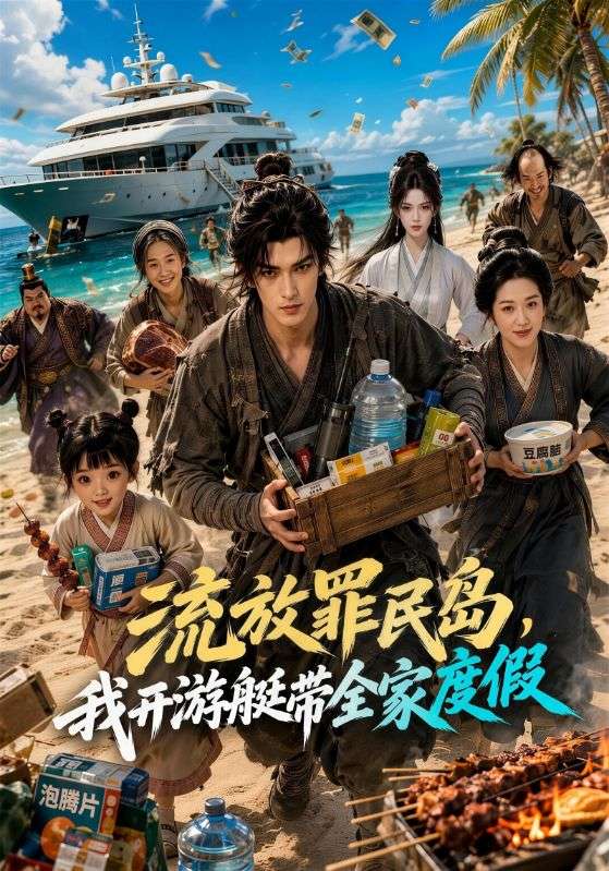 流放罪民岛，我开游艇带全家度假