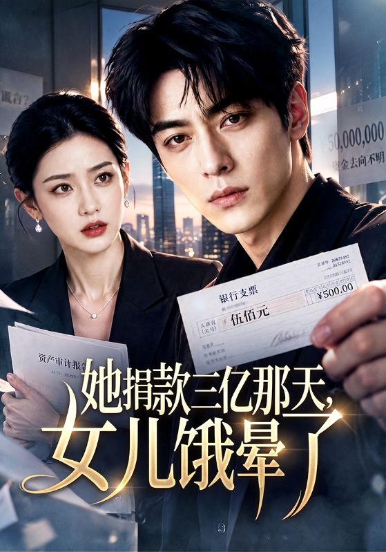 她捐款三亿那天,女儿饿晕了