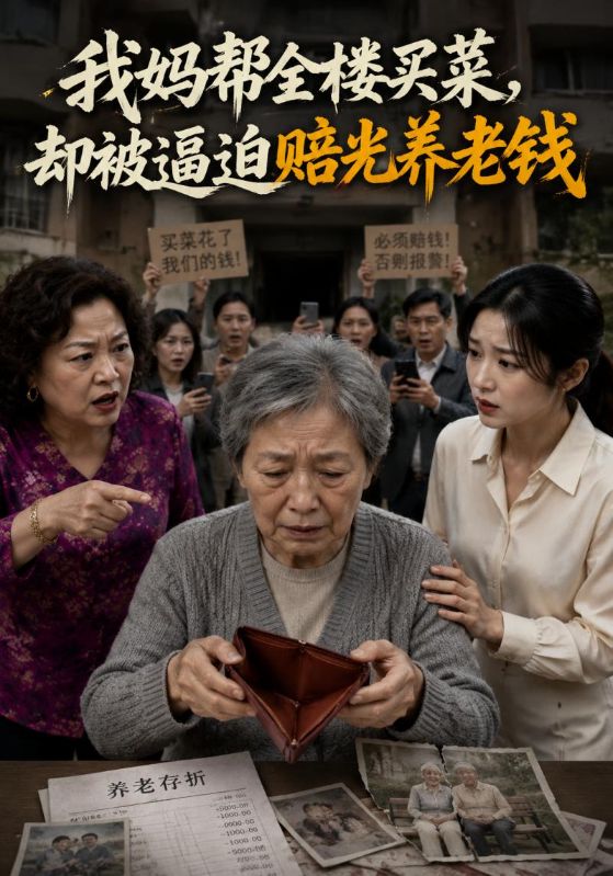 我妈帮全楼买菜，却被逼迫赔光养老钱
