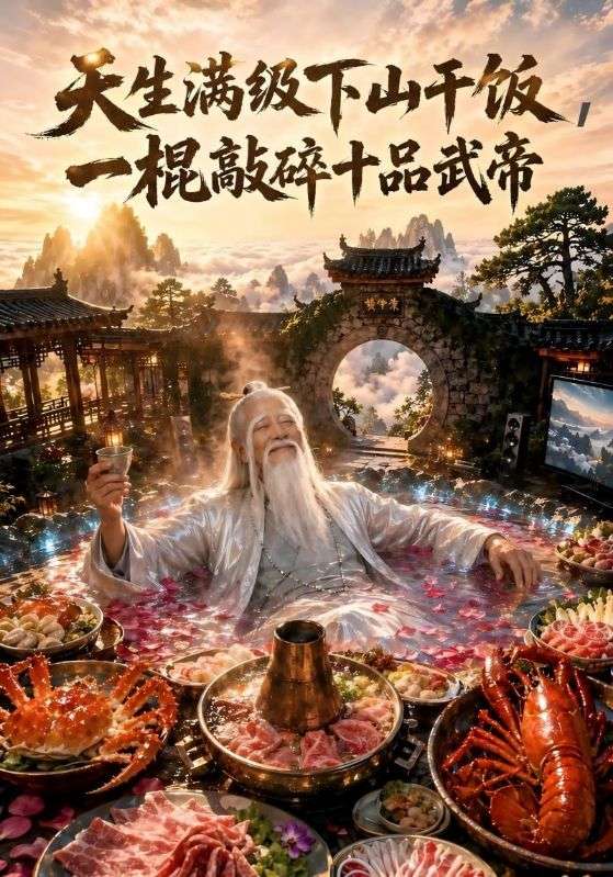 天生满级下山干饭，一棍敲碎十品武帝