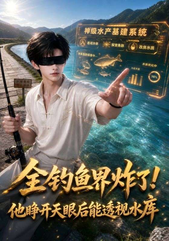 全钓鱼界炸了！他睁开天眼后能透视水库