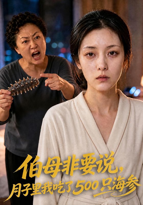 伯母非要说，月子里我吃了500只海参