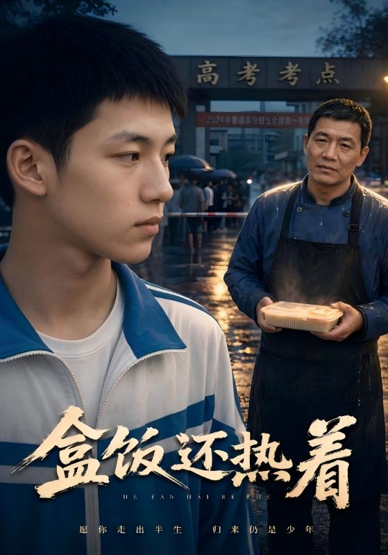 盒饭还热着