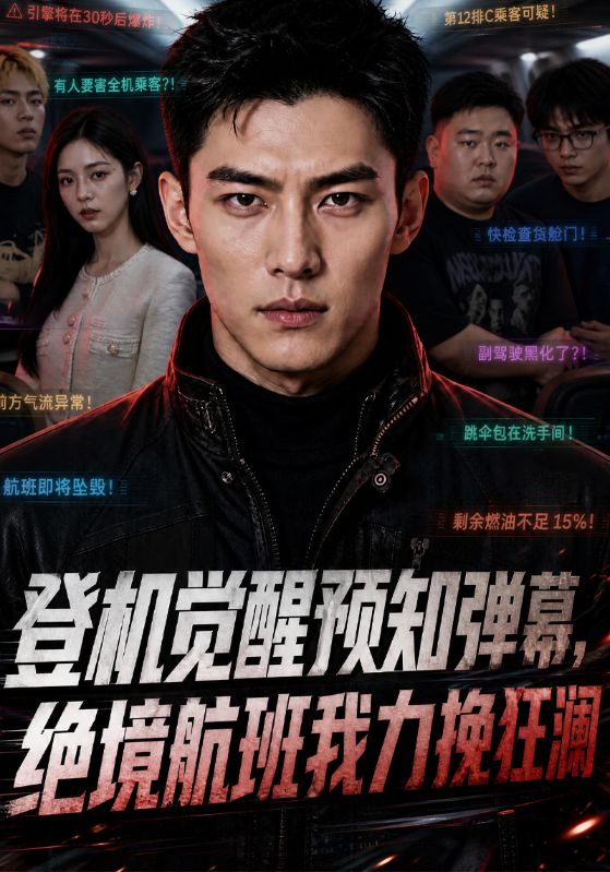 登机觉醒预知弹幕，绝境航班我力挽狂澜