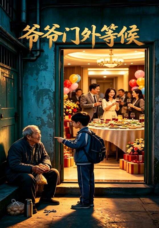 爷爷门外等候
