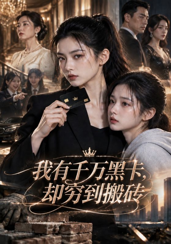 我有千万黑卡，却穷到搬砖