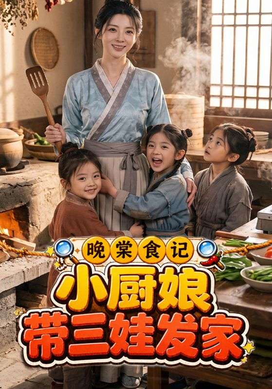 晚棠食记，小厨娘带三娃发家