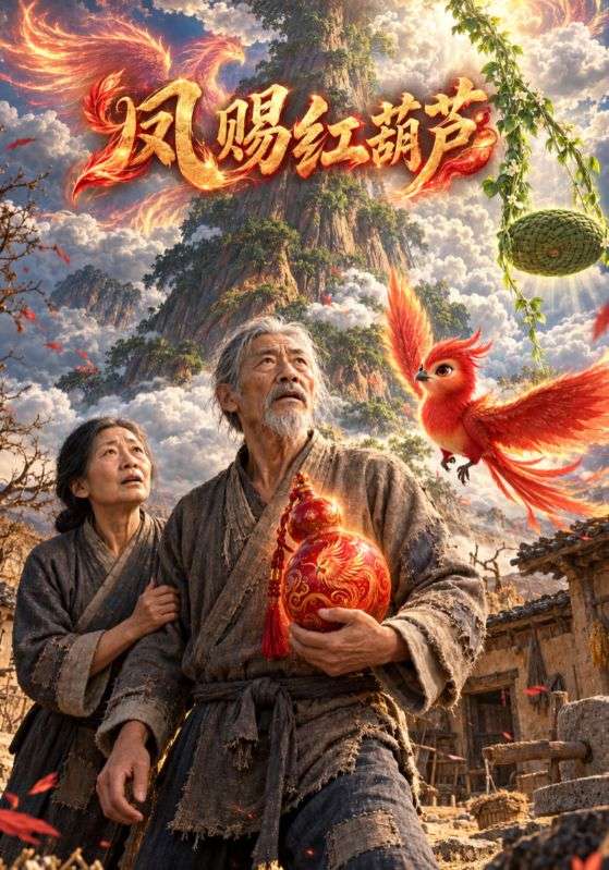 凤赐红葫芦