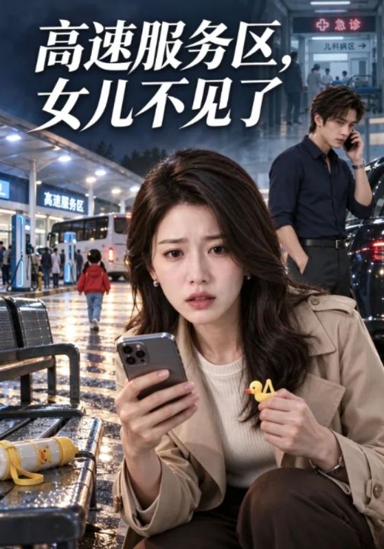 高速服务区，女儿不见了