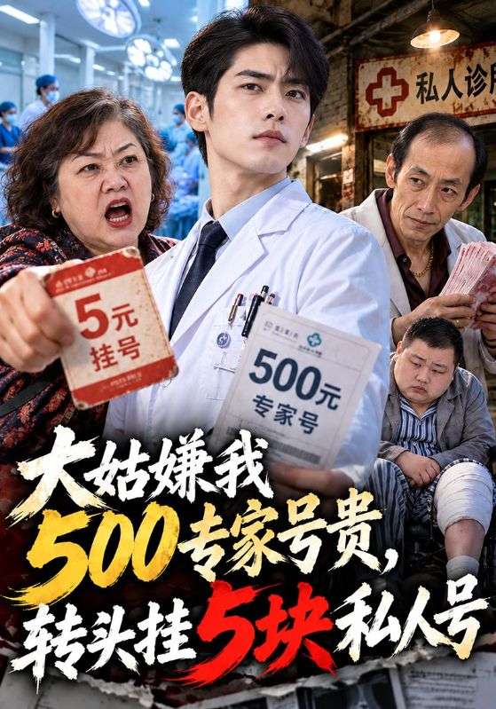 大姑嫌我500专家号贵，转头挂5块私人号
