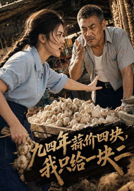 九四年蒜价四块，我只给一块二