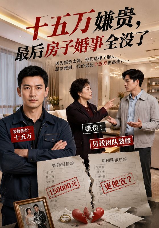 十五万嫌贵，最后房子婚事全没了