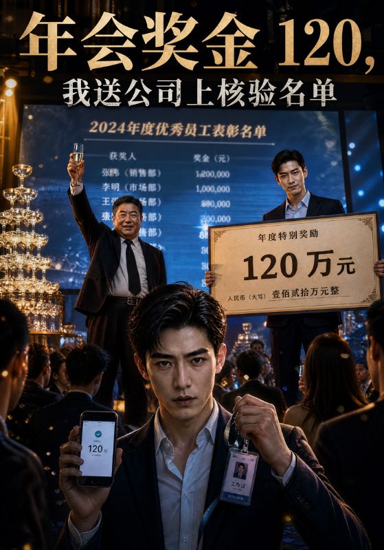 年会奖金120，我送公司上核验名单