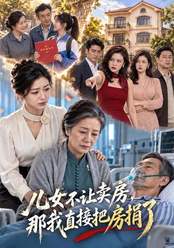 儿女不让卖房，那我直接把房捐了