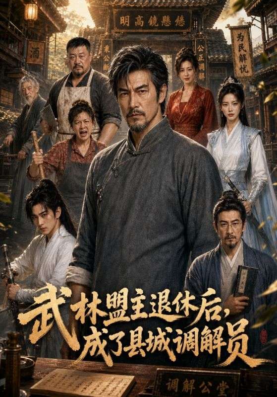 武林盟主退休后，成了县城调解员