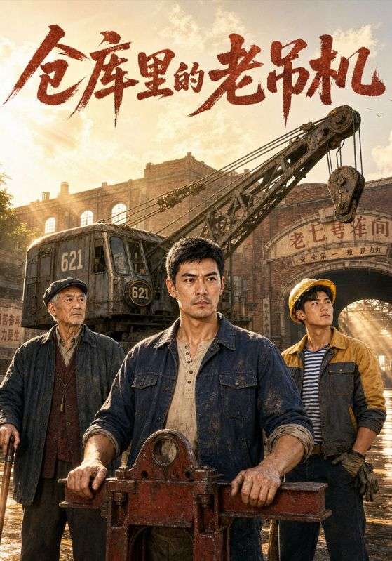 仓库里的老吊车