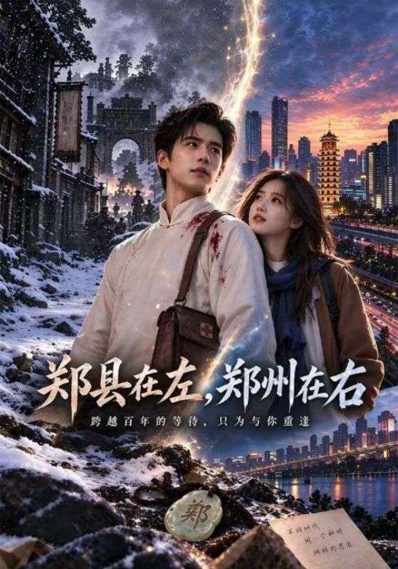 郑县在左，郑州在右