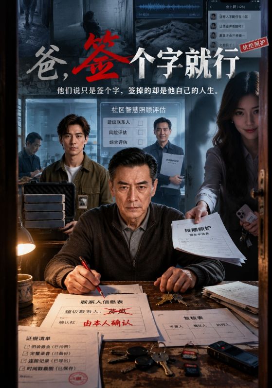 爸，签个字就行