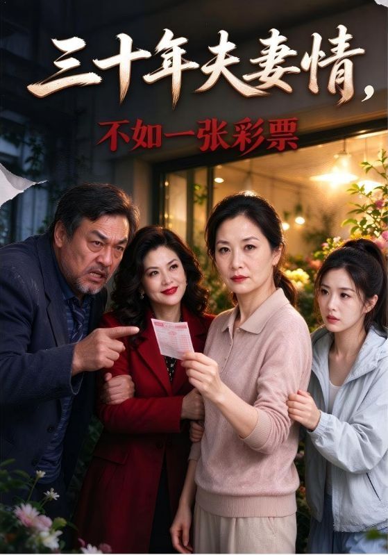 三十年夫妻情，不如一张彩票