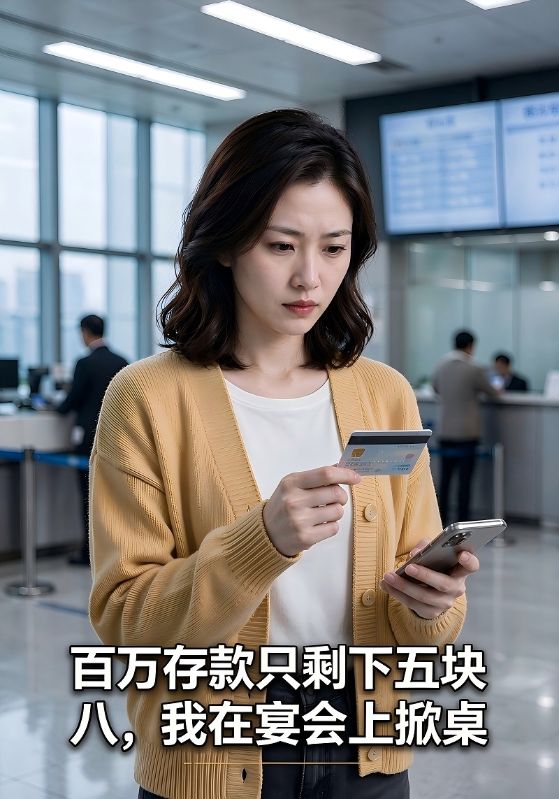 百万存款只剩下五块八，我在宴会上掀桌