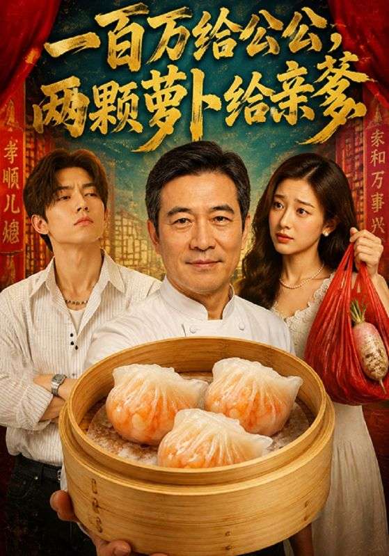 一百万给公公，两颗萝卜给亲爹