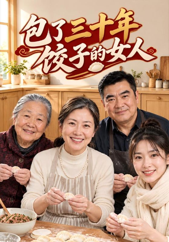 包了三十年饺子的女人