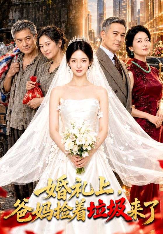 婚礼上，爸妈捡着垃圾来了