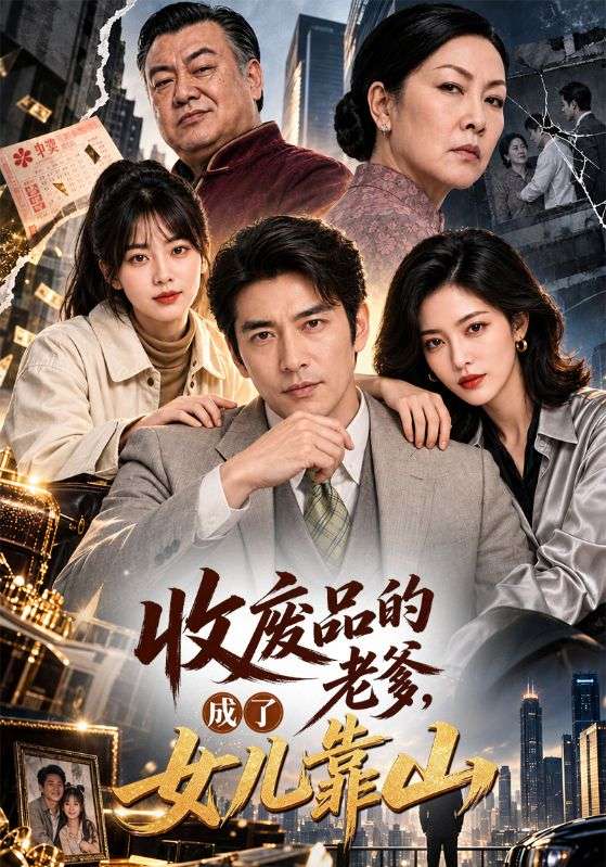 收废品的老爹，成了女儿靠山