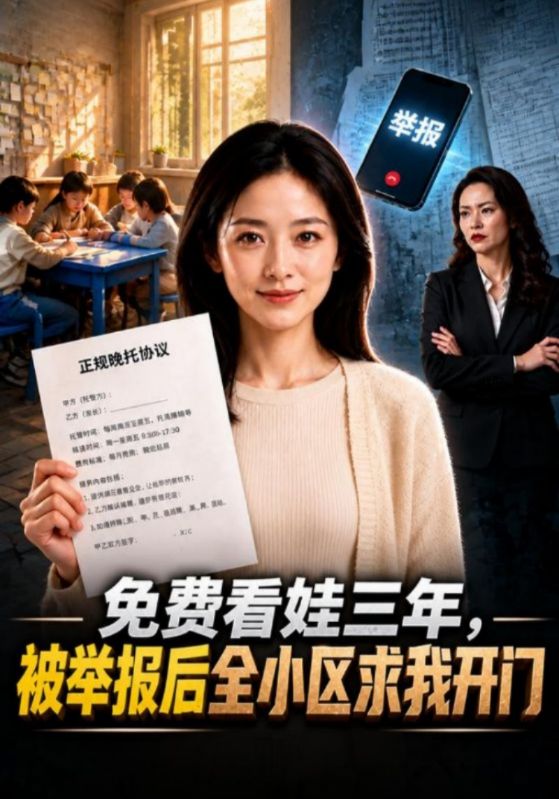 免费看娃三年，被举报后全小区求我开门