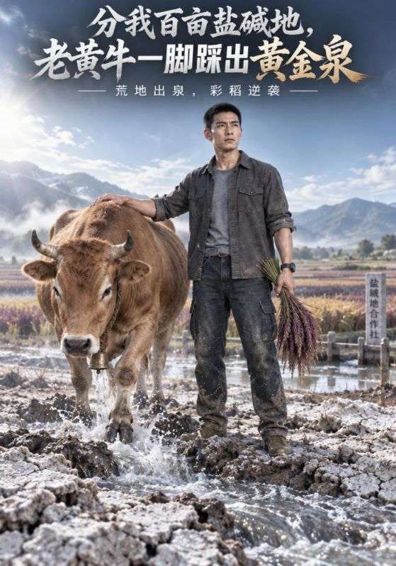 分我百亩盐碱地，老黄牛一脚踩出黄金泉