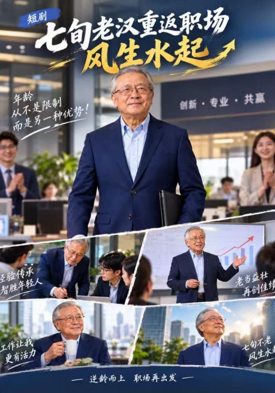 七旬老汉重返职场风生水起