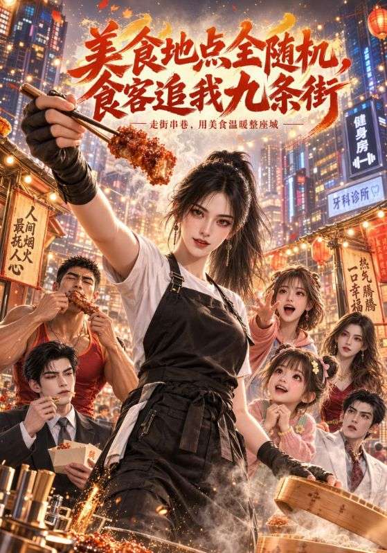 美食地点全随机，食客追我九条街