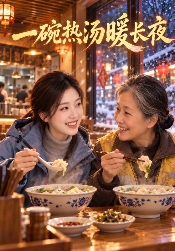 一碗热汤暖长夜