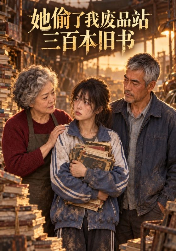 她偷了我废品站三百本旧书