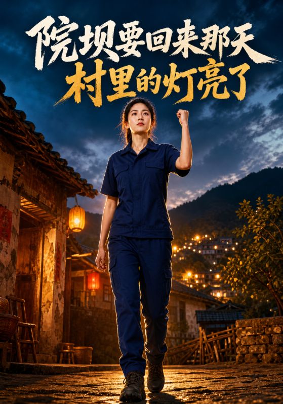 院坝要回来那天，村里的灯亮了