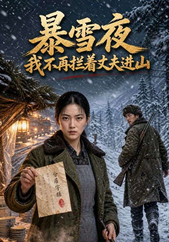 暴雪夜，我不再拦着丈夫进山