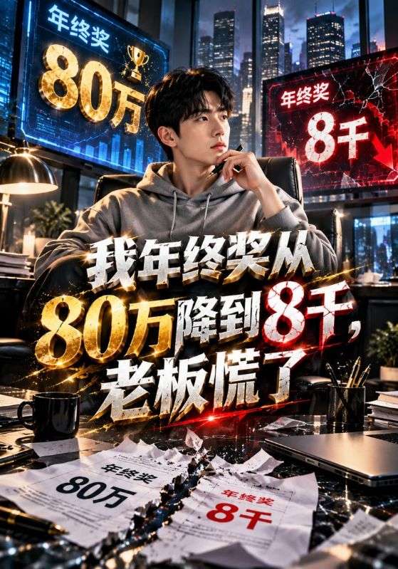 我年终奖从80万降到8千，老板慌了
