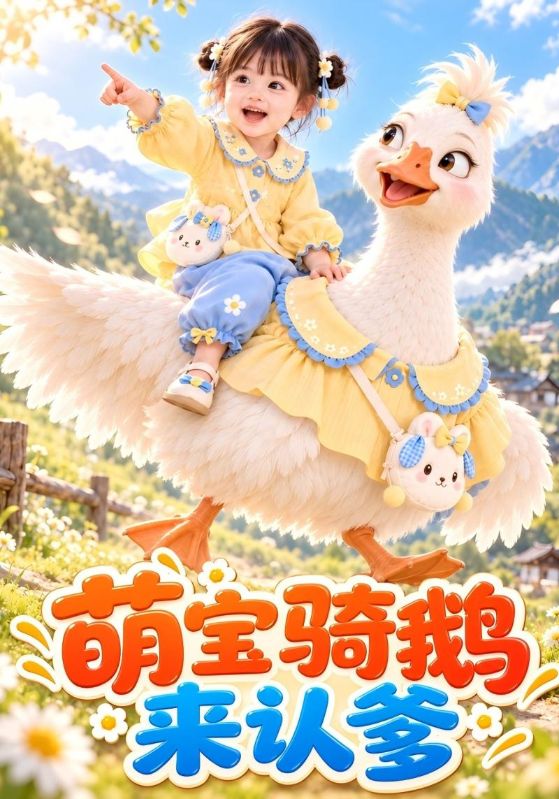 萌宝骑鹅来认爹