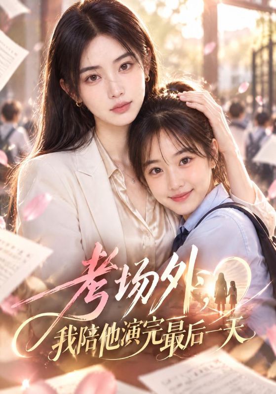 考场外，我陪他演完最后一天