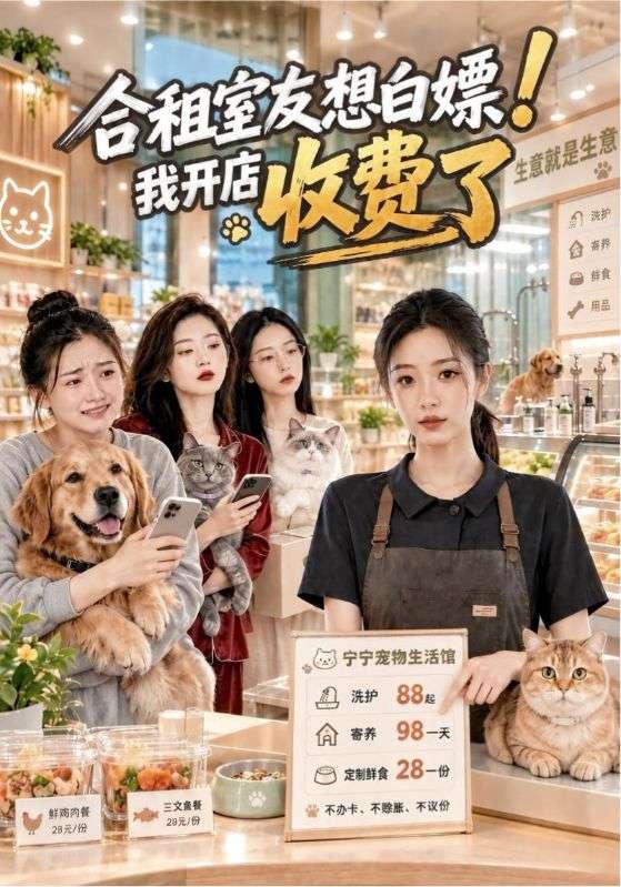 合租室友想白嫖！我开店收费了